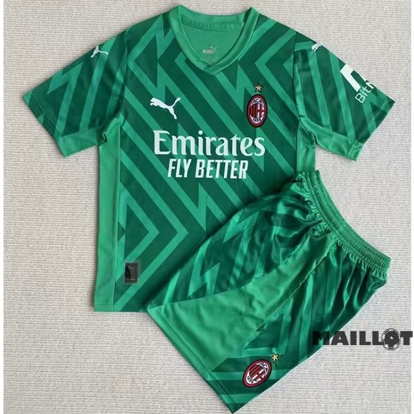 Foot Maillot Pas Cher Concept Conjunto De Enfant AC Milan 2023 2024 Vert
