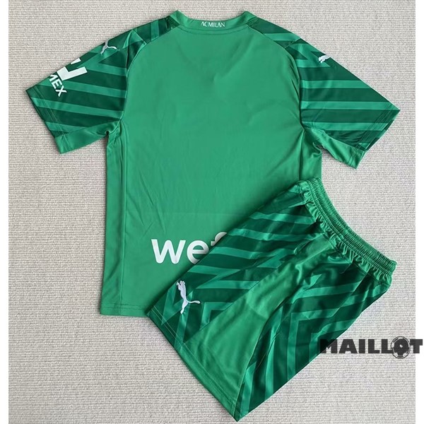 Foot Maillot Pas Cher Concept Conjunto De Enfant AC Milan 2023 2024 Vert