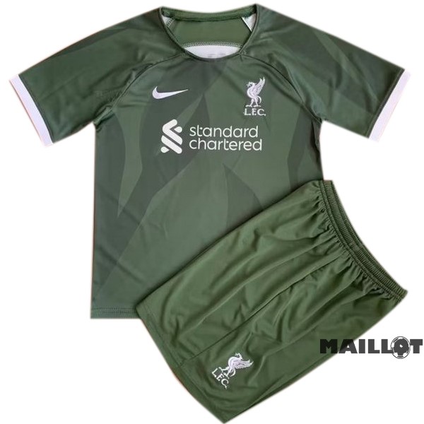 Foot Maillot Pas Cher Concept Conjunto De Enfant Liverpool 2023 2024 I Vert