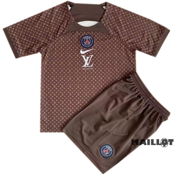 Foot Maillot Pas Cher Concept Conjunto De Enfant Paris Saint Germain 2022 2023 Marron