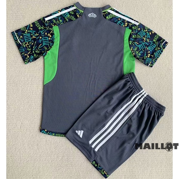 Foot Maillot Pas Cher Concept Conjunto De Homme Real Madrid 2023 2024 Gris Vert