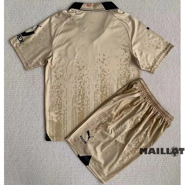 Foot Maillot Pas Cher Conjunto De Enfant AC Milan 2023 2024 Jaune