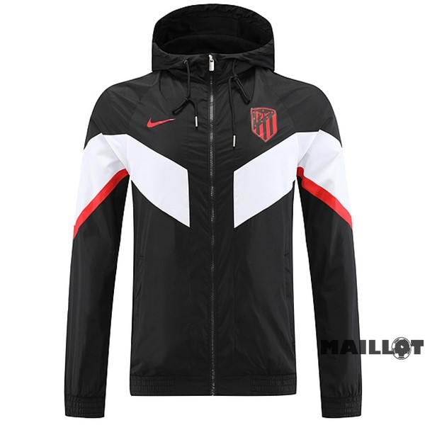 Foot Maillot Pas Cher Coupe Vent Atlético Madrid 2022 2023 Noir