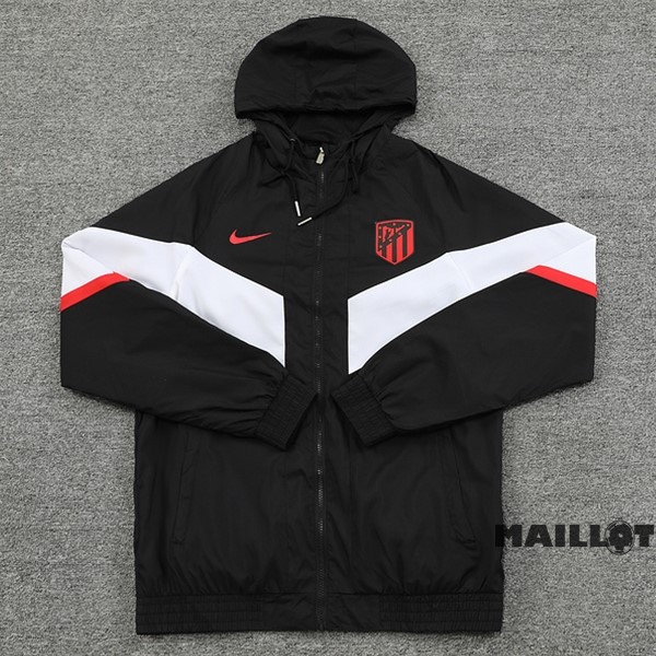 Foot Maillot Pas Cher Coupe Vent Atlético Madrid 2022 2023 Noir