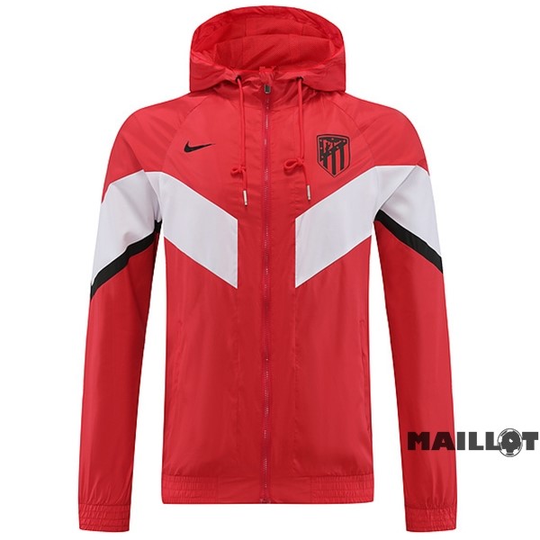 Foot Maillot Pas Cher Coupe Vent Atlético Madrid 2022 2023 Rouge Blanc