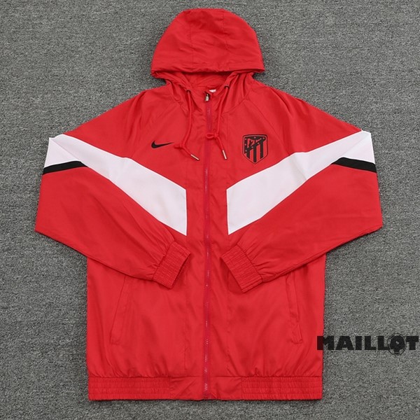 Foot Maillot Pas Cher Coupe Vent Atlético Madrid 2022 2023 Rouge Blanc