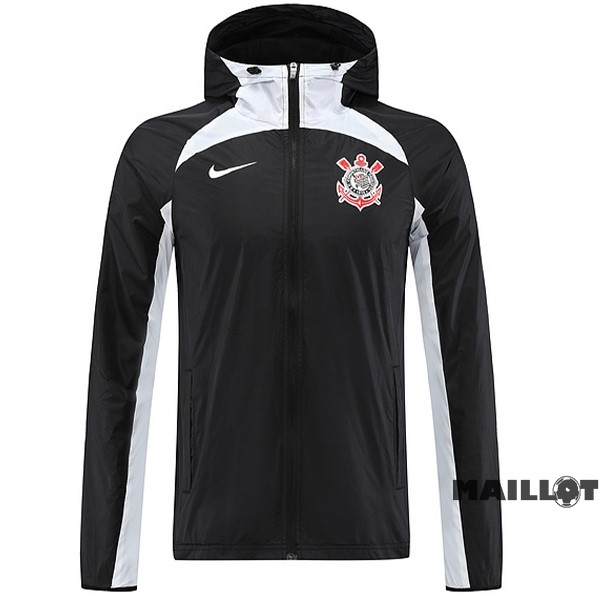 Foot Maillot Pas Cher Coupe Vent Corinthians Paulista 2022 2023 Noir