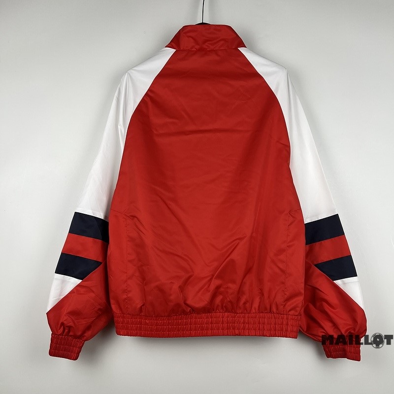 Foot Maillot Pas Cher Coupe Vent Flamengo 2023 2024 Blanc Rouge Noir