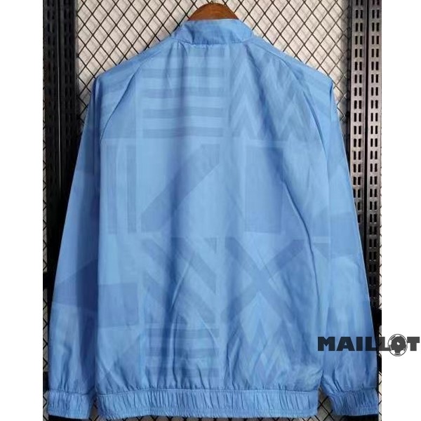Foot Maillot Pas Cher Coupe Vent Manchester City 2023 2024 Bleu Clair