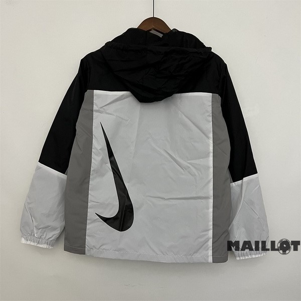 Foot Maillot Pas Cher Coupe Vent Nike 2023 2024 Blanc Noir