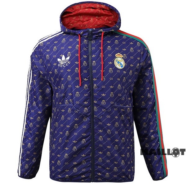 Foot Maillot Pas Cher Coupe Vent Real Madrid 2023 2024 Purpura Rouge
