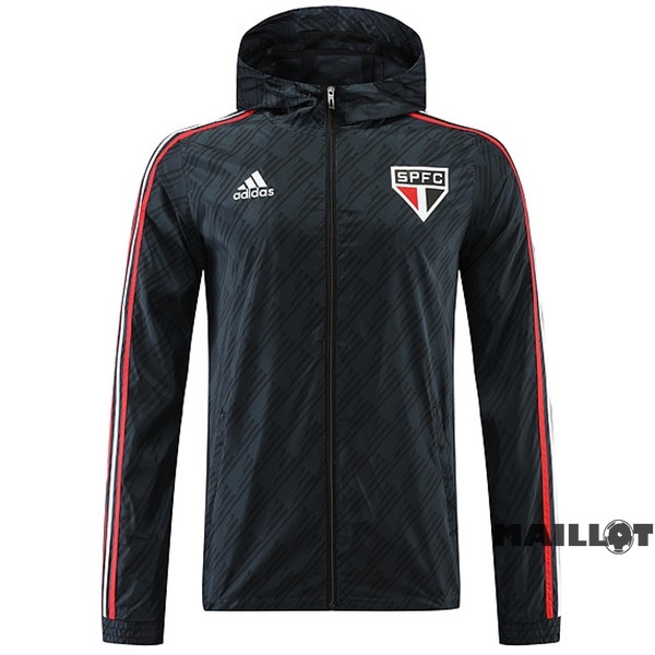 Foot Maillot Pas Cher Coupe Vent São Paulo 2022 2023 Noir