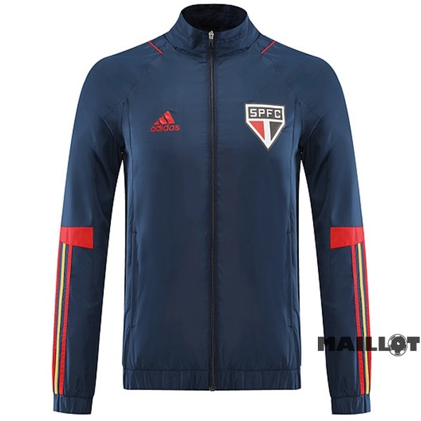 Foot Maillot Pas Cher Coupe Vent São Paulo 2023 2024 Bleu Marine