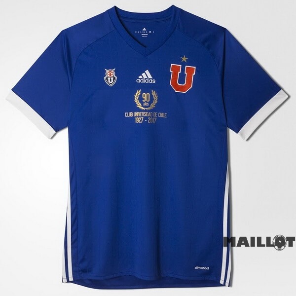 Foot Maillot Pas Cher Domicile 90th Maillot Universidad De Chili 1927 2017 Bleu
