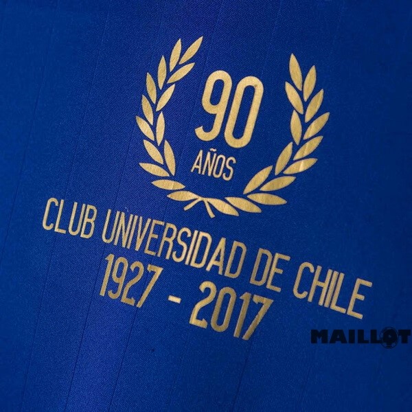 Foot Maillot Pas Cher Domicile 90th Maillot Universidad De Chili 1927 2017 Bleu