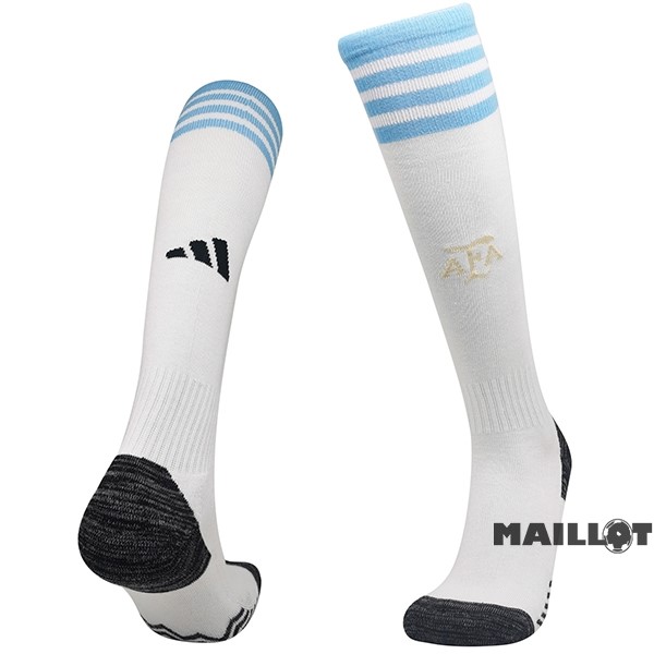 Foot Maillot Pas Cher Domicile Chaussette Argentine 2022 Blanc