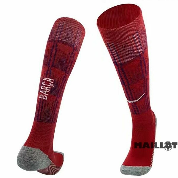 Foot Maillot Pas Cher Domicile Chaussette Barcelona 2023 2024 Rouge