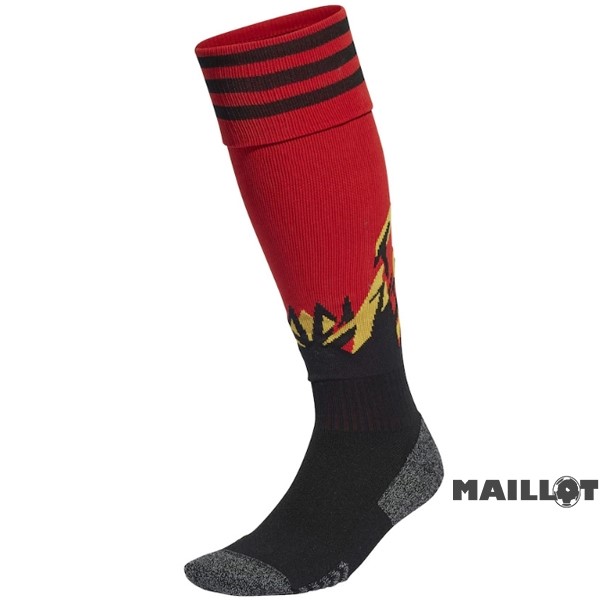 Foot Maillot Pas Cher Domicile Chaussette Belgique 2022 Rouge
