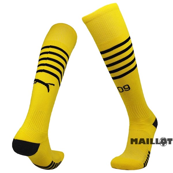 Foot Maillot Pas Cher Domicile Chaussette Borussia Dortmund 2022 2023 Jaune