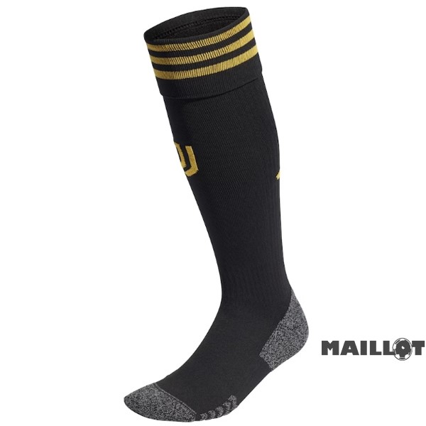 Foot Maillot Pas Cher Domicile Chaussette Enfant Juventus 2023 2024 Noir