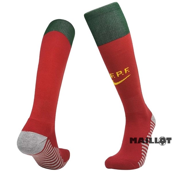 Foot Maillot Pas Cher Domicile Chaussette Enfant Portugal 2022 Rouge