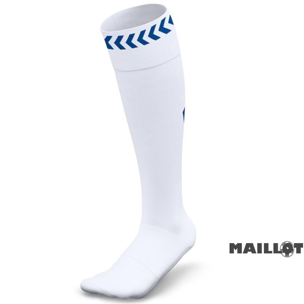 Foot Maillot Pas Cher Domicile Chaussette Everton 2023 2024 Blanc