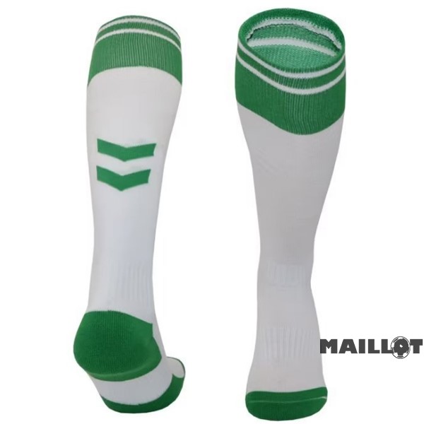 Foot Maillot Pas Cher Domicile Chaussette Real Betis 2023 2024 Blanc Vert