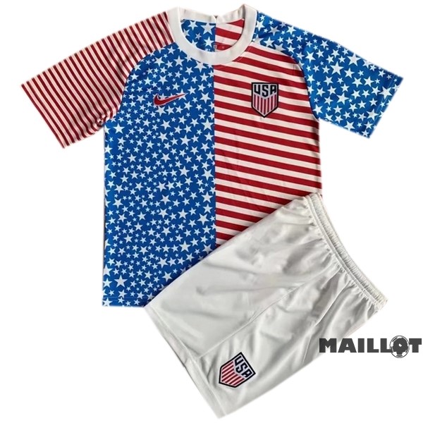 Foot Maillot Pas Cher Domicile Concept Conjunto De Enfant Estados Unidos 2022 Bleu