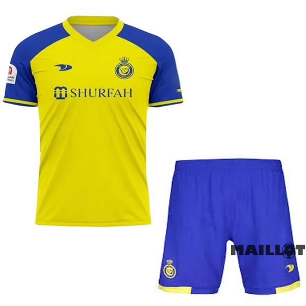 Foot Maillot Pas Cher Domicile Conjunto De Enfant Al Nassr 2022 2023 Jaune
