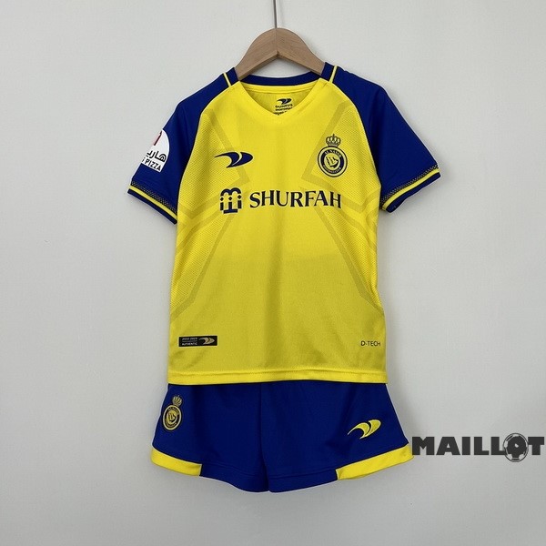 Foot Maillot Pas Cher Domicile Conjunto De Enfant Al Nassr 2022 2023 Jaune