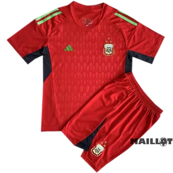 Foot Maillot Pas Cher Domicile Conjunto De Enfant Argentine 2023 Rouge