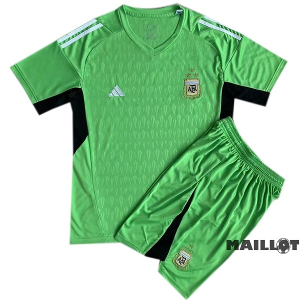 Foot Maillot Pas Cher Domicile Conjunto De Enfant Argentine 2023 Vert