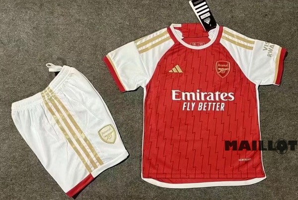 Foot Maillot Pas Cher Domicile Conjunto De Enfant Arsenal 2023 2024 Rouge