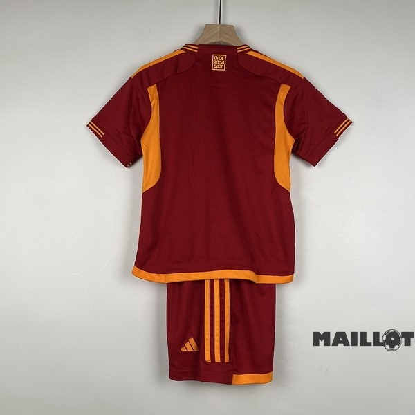 Foot Maillot Pas Cher Domicile Conjunto De Enfant As Roma 2023 2024 Rouge