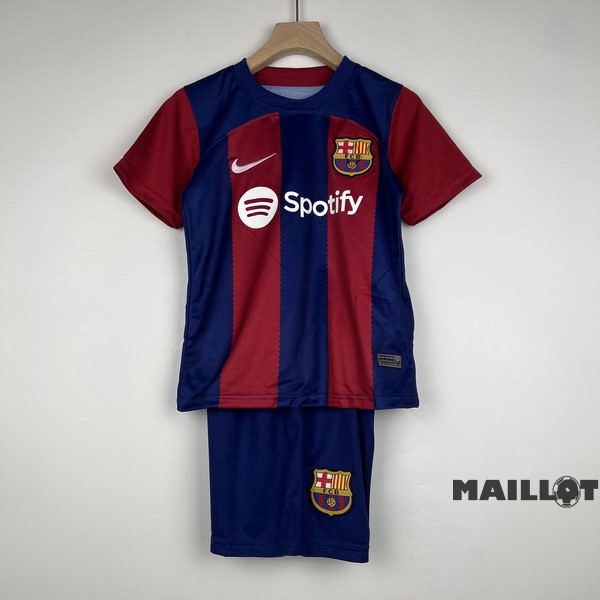 Foot Maillot Pas Cher Domicile Conjunto De Enfant Barcelona 2023 2024 Bleu Rouge