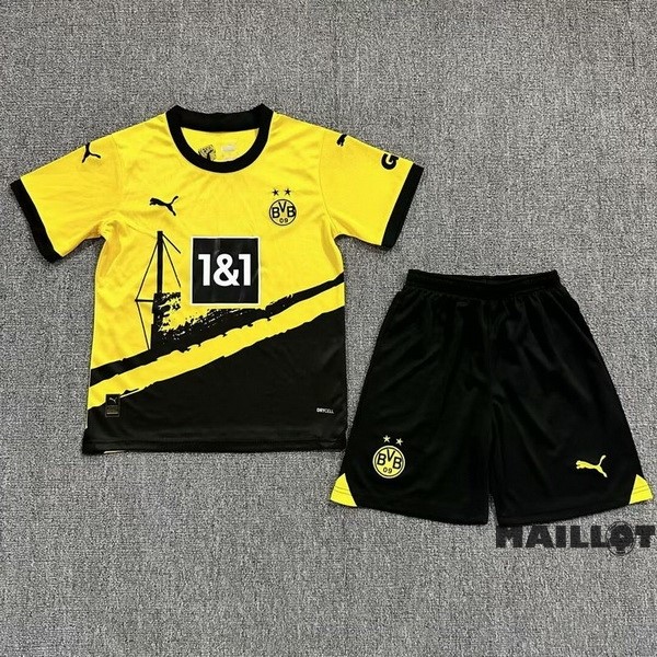 Foot Maillot Pas Cher Domicile Conjunto De Enfant Borussia Dortmund 2023 2024 Jaune