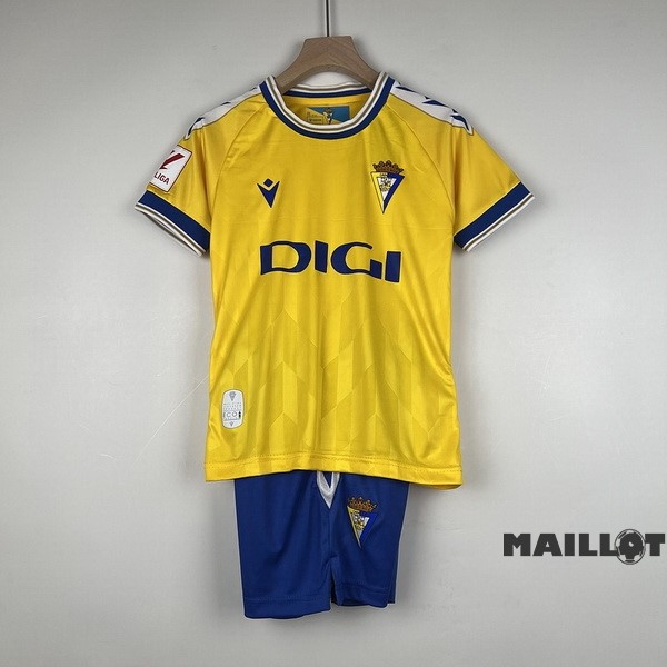 Foot Maillot Pas Cher Domicile Conjunto De Enfant Cádiz 2023 2024 Jaune