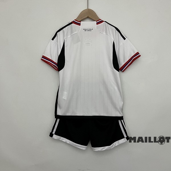 Foot Maillot Pas Cher Domicile Conjunto De Enfant Colo Colo 2023 2024 Blanc