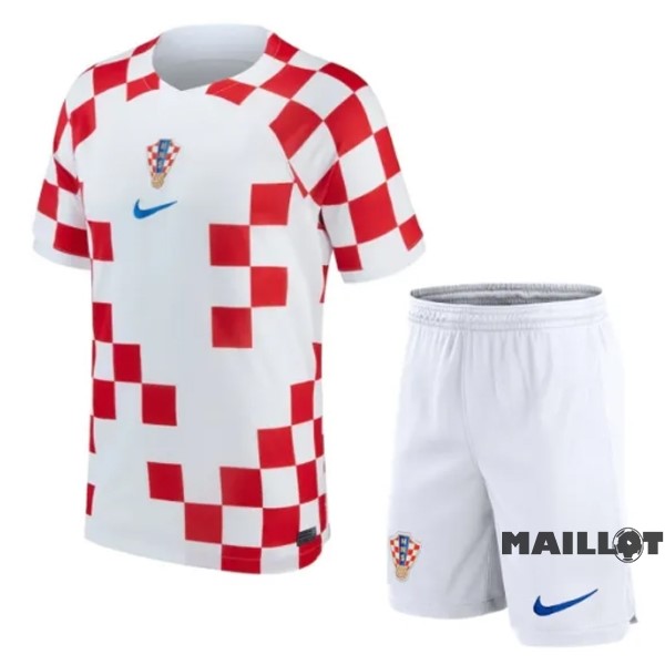 Foot Maillot Pas Cher Domicile Conjunto De Enfant Croatie 2022 Rouge