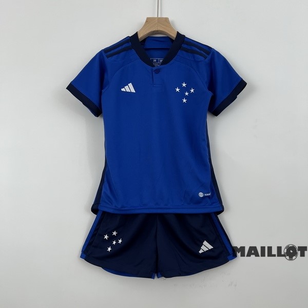 Foot Maillot Pas Cher Domicile Conjunto De Enfant Cruzeiro 2023 2024 Bleu