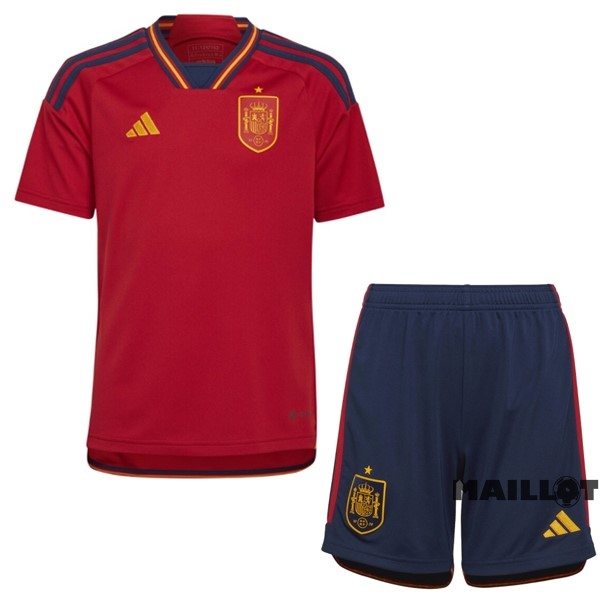 Foot Maillot Pas Cher Domicile Conjunto De Enfant Espagne 2022 Rouge