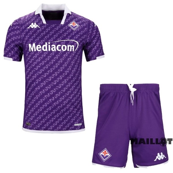 Foot Maillot Pas Cher Domicile Conjunto De Enfant Fiorentina 2023 2024 Purpura