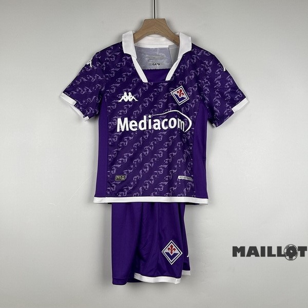 Foot Maillot Pas Cher Domicile Conjunto De Enfant Fiorentina 2023 2024 Purpura