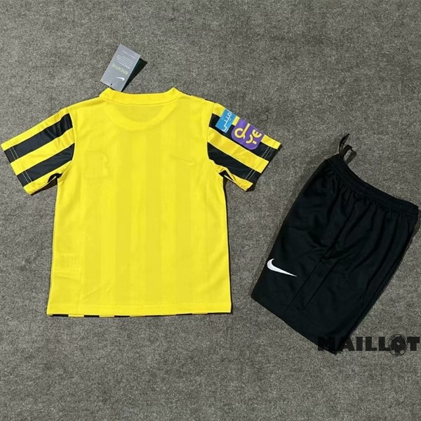 Foot Maillot Pas Cher Domicile Conjunto De Enfant Ittihad 2023 2024 Jaune