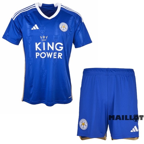 Foot Maillot Pas Cher Domicile Conjunto De Enfant Leicester City 2023 2024 Bleu