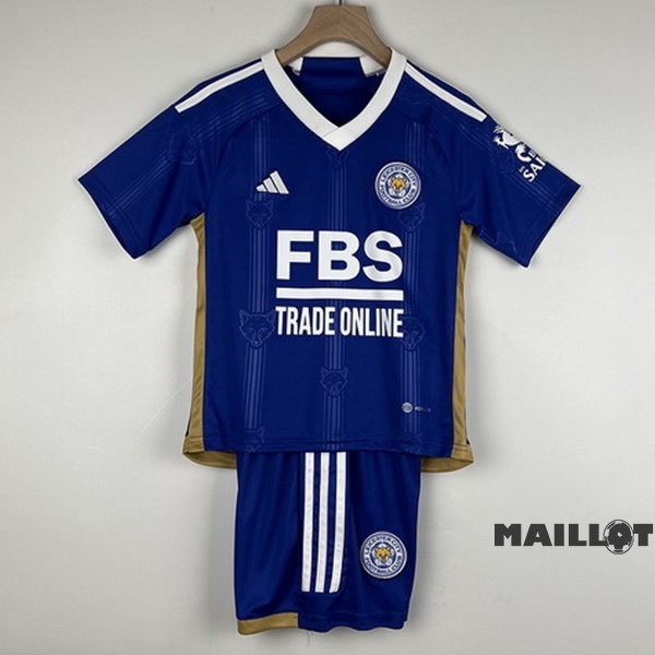 Foot Maillot Pas Cher Domicile Conjunto De Enfant Leicester City 2023 2024 Bleu