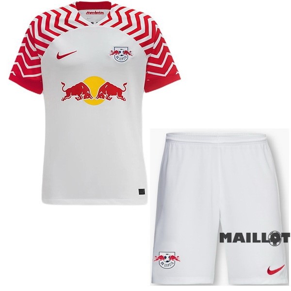 Foot Maillot Pas Cher Domicile Conjunto De Enfant Leipzig 2023 2024 Blanc