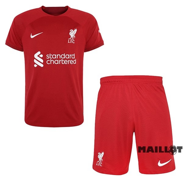 Foot Maillot Pas Cher Domicile Conjunto De Enfant Liverpool 2022 2023 Rouge