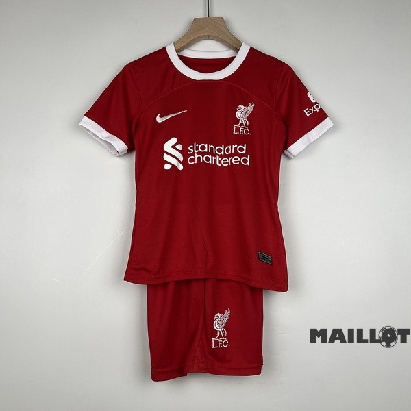 Foot Maillot Pas Cher Domicile Conjunto De Enfant Liverpool 2023 2024 Rouge