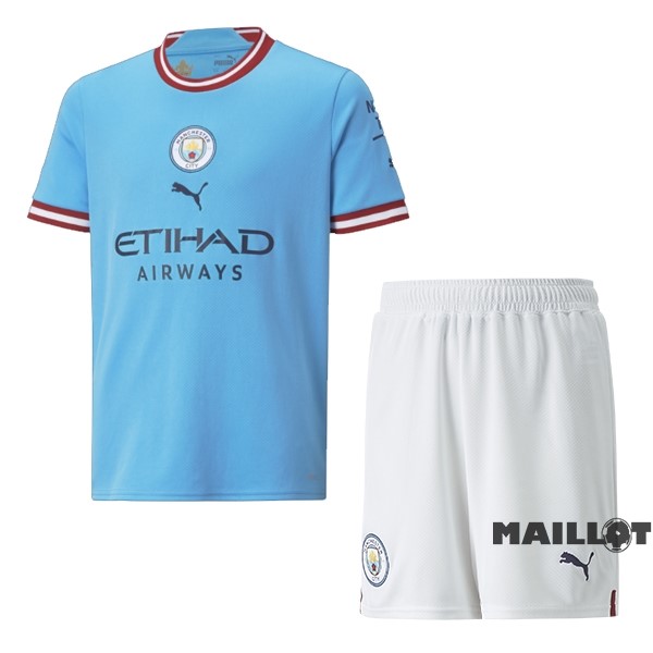 Foot Maillot Pas Cher Domicile Conjunto De Enfant Manchester City 2022 2023 Bleu